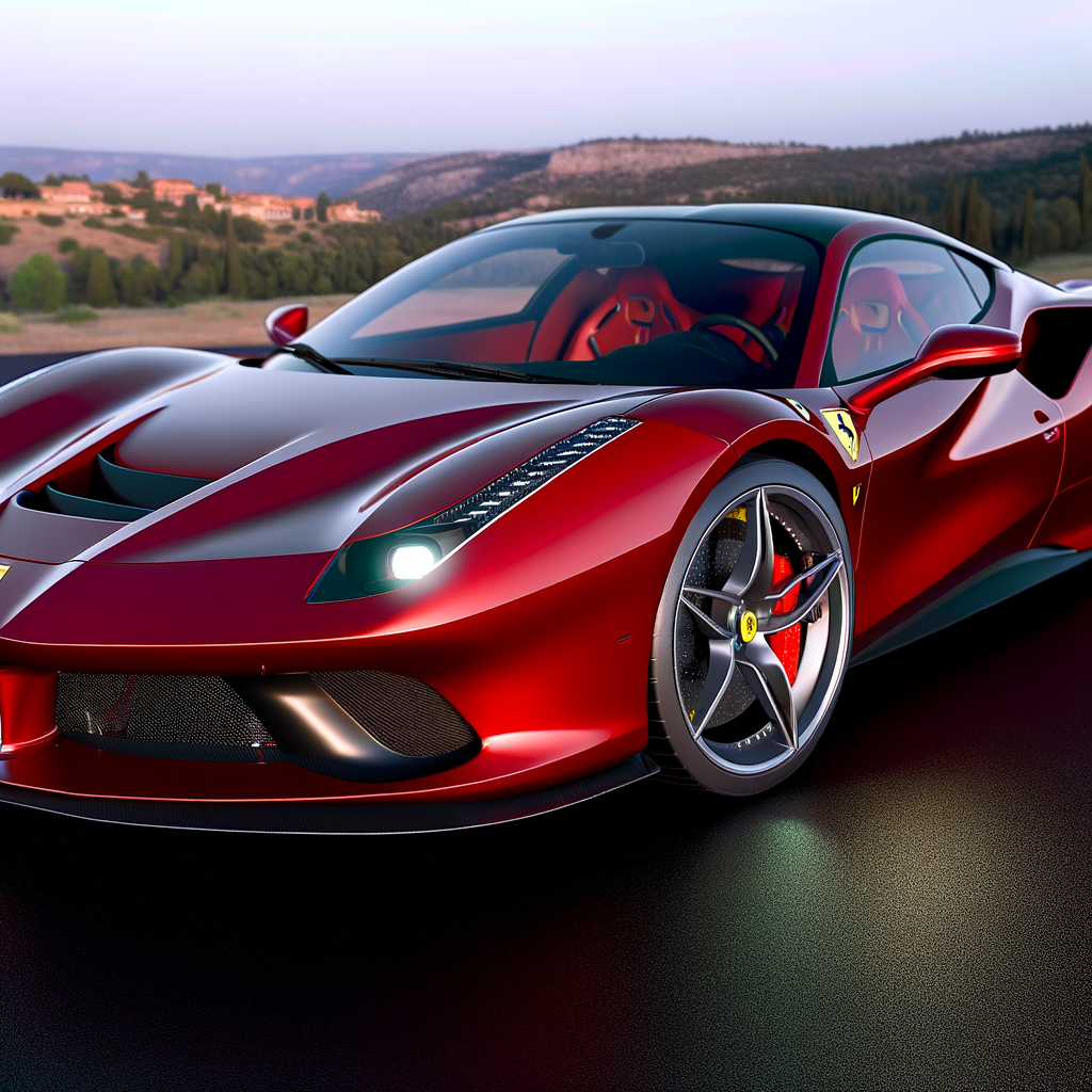 Ferrari's 4K masterpiece: elegance meets innovation.