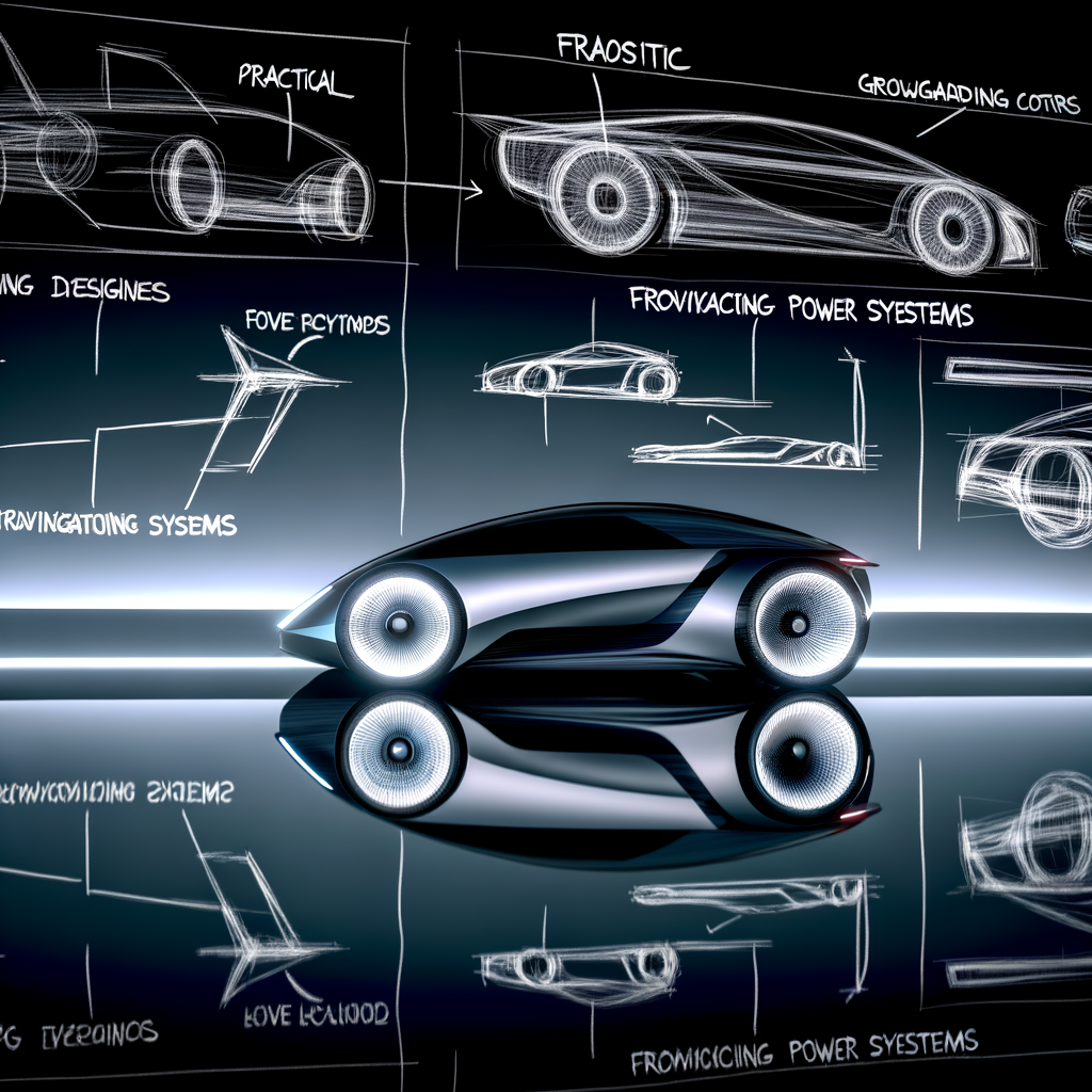 Futuristic cars shaping tomorrow's automotive landscape.