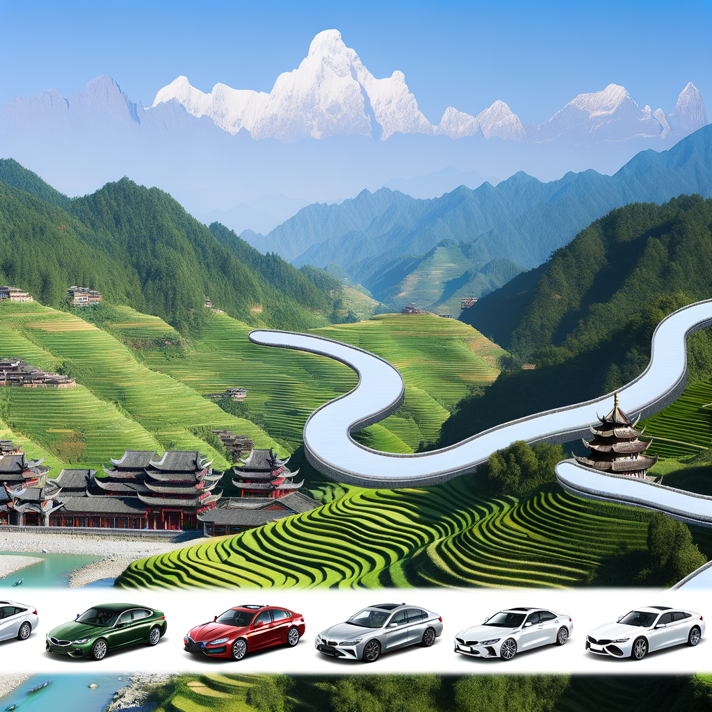 Global automakers unite with China's landscape.