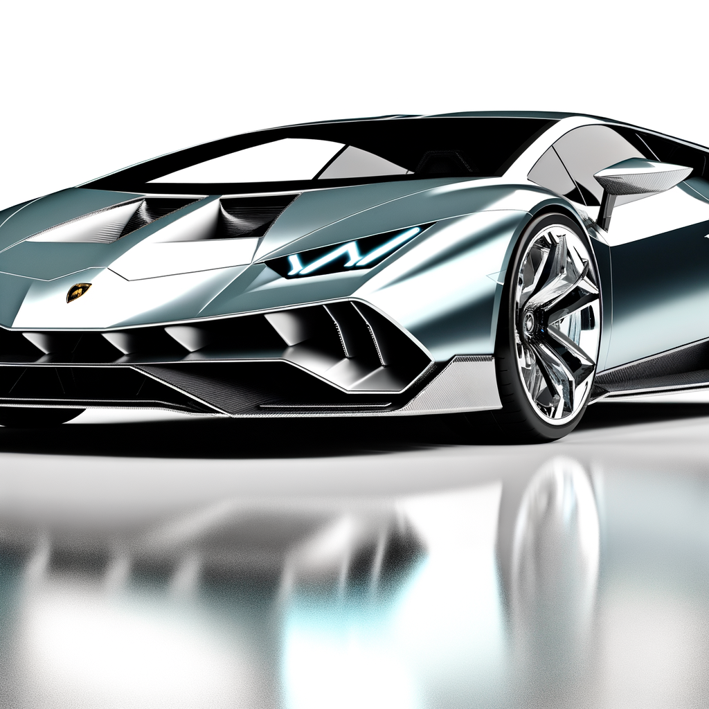 Lamborghini supercar with sleek hybrid design.