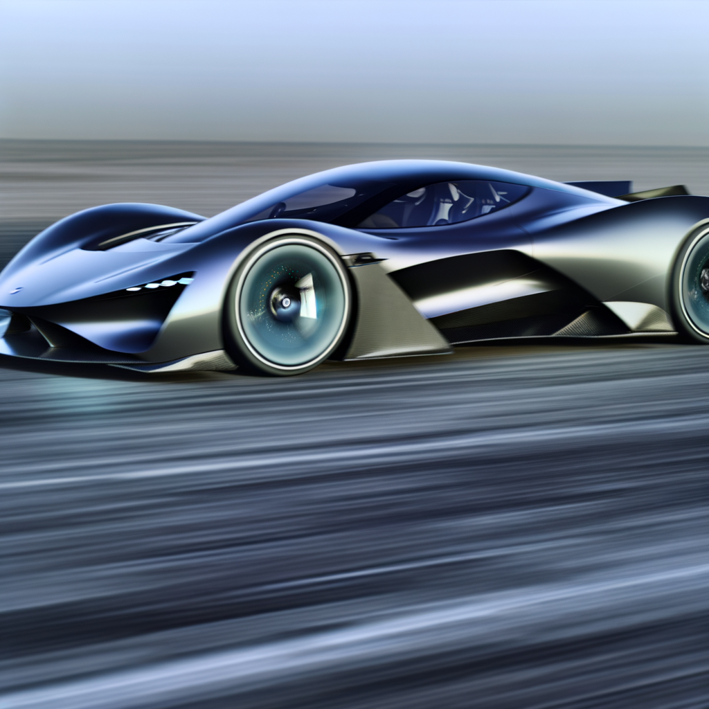 Sleek Lamborghini hybrid supercar in motion.