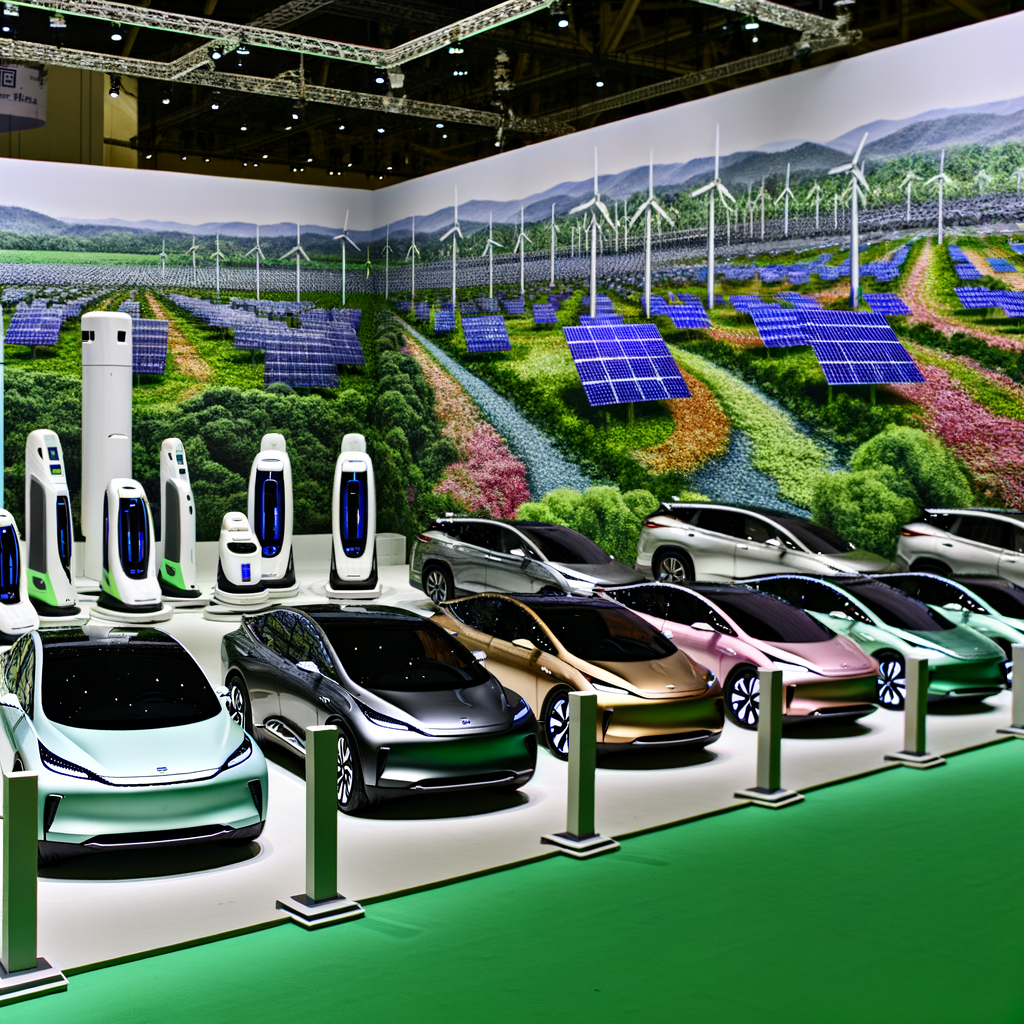 Electric cars, tech, and green future.