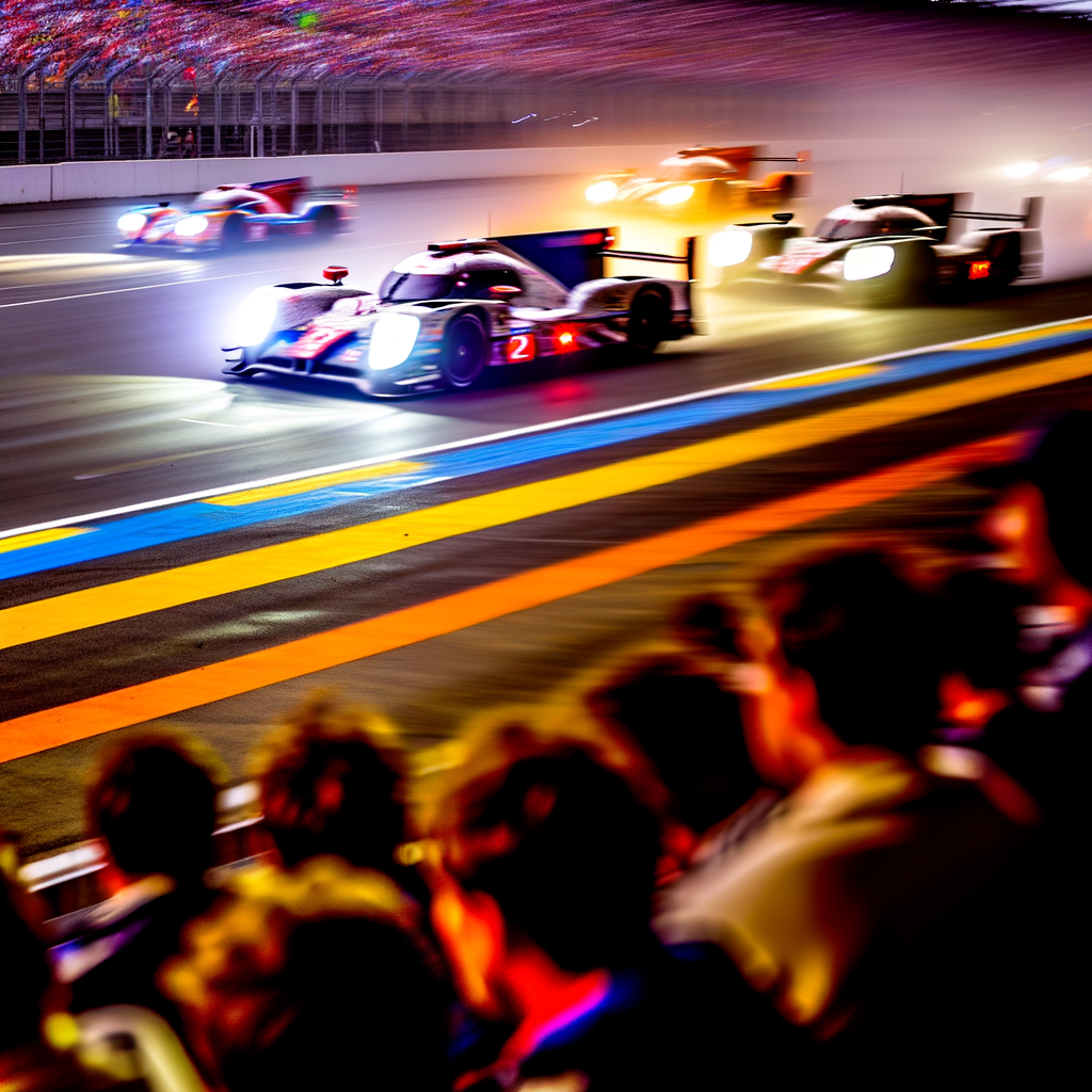 Le Mans race captures speed, drama, intensity.