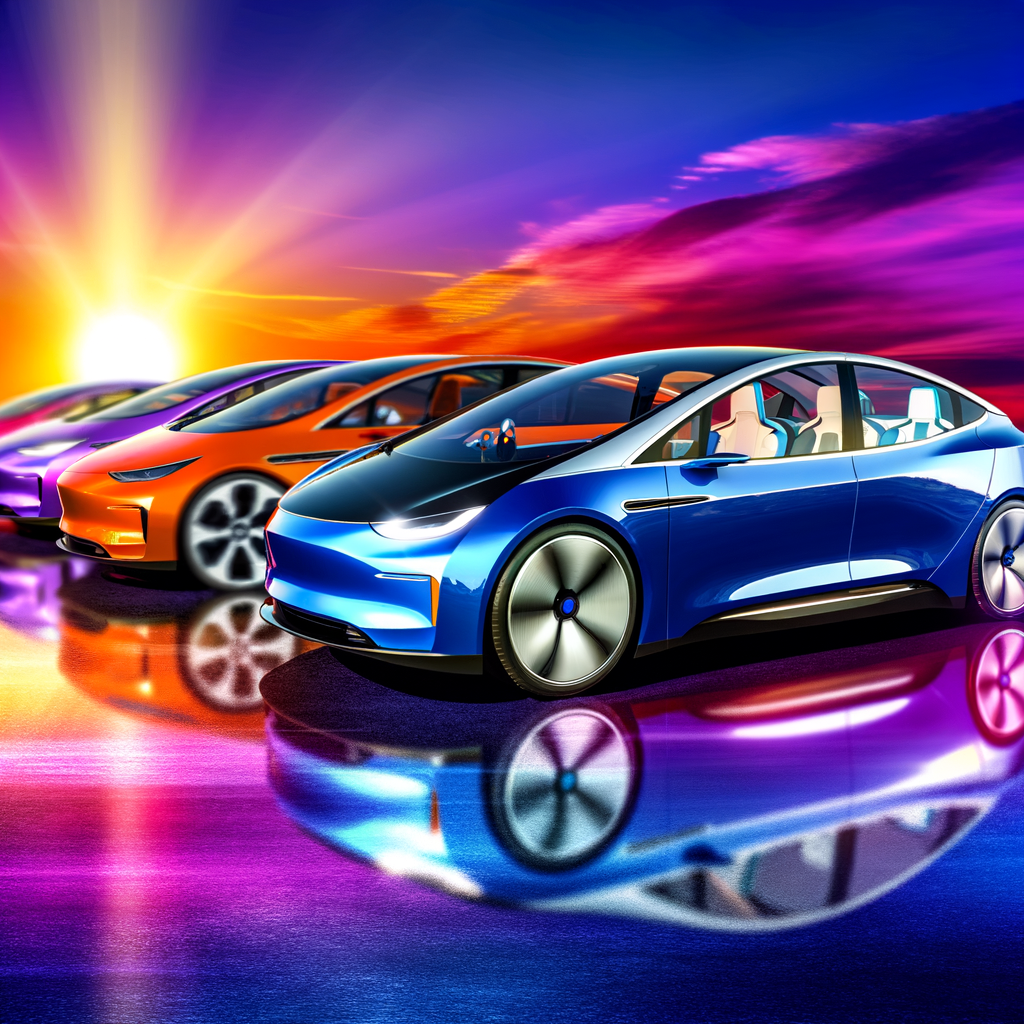 Electric cars lead, auto future unfolds.