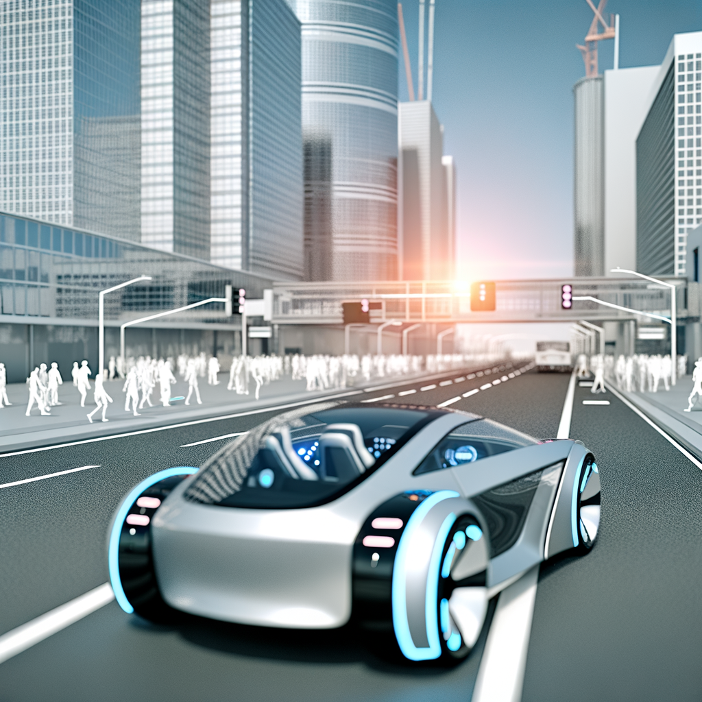 Futuristic cars, engaged consumers, evolving industry.