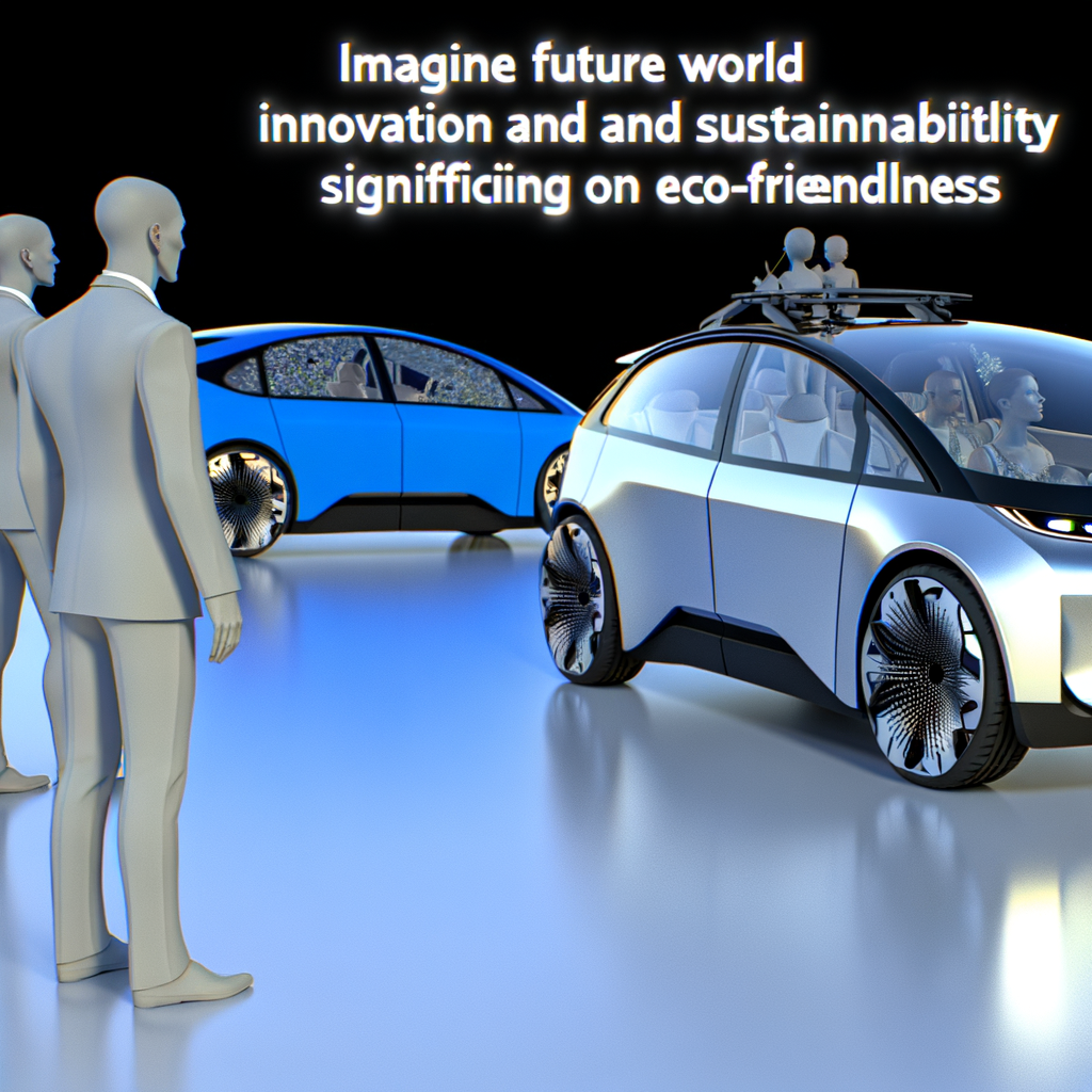 Futuristic cars showcasing innovation and sustainability.