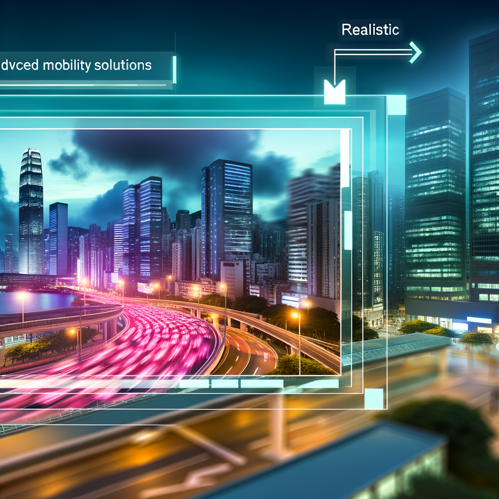 Futuristic cityscape blending diverse mobility solutions.