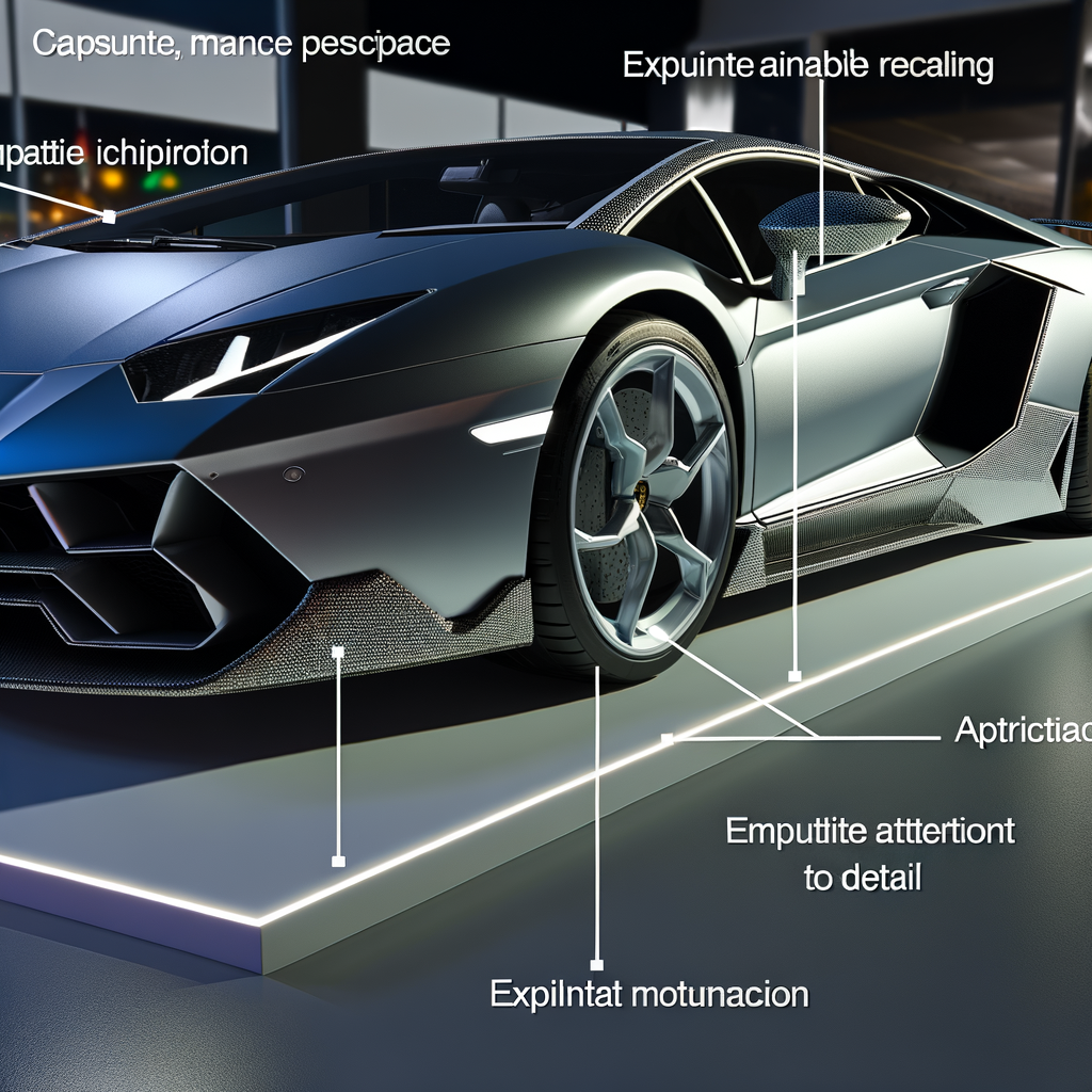 Sleek Lamborghini supercar with hybrid technology.