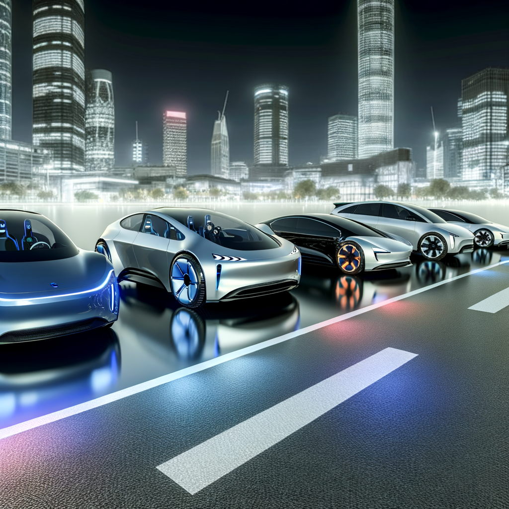 Electric cars lead futuristic auto revolution.