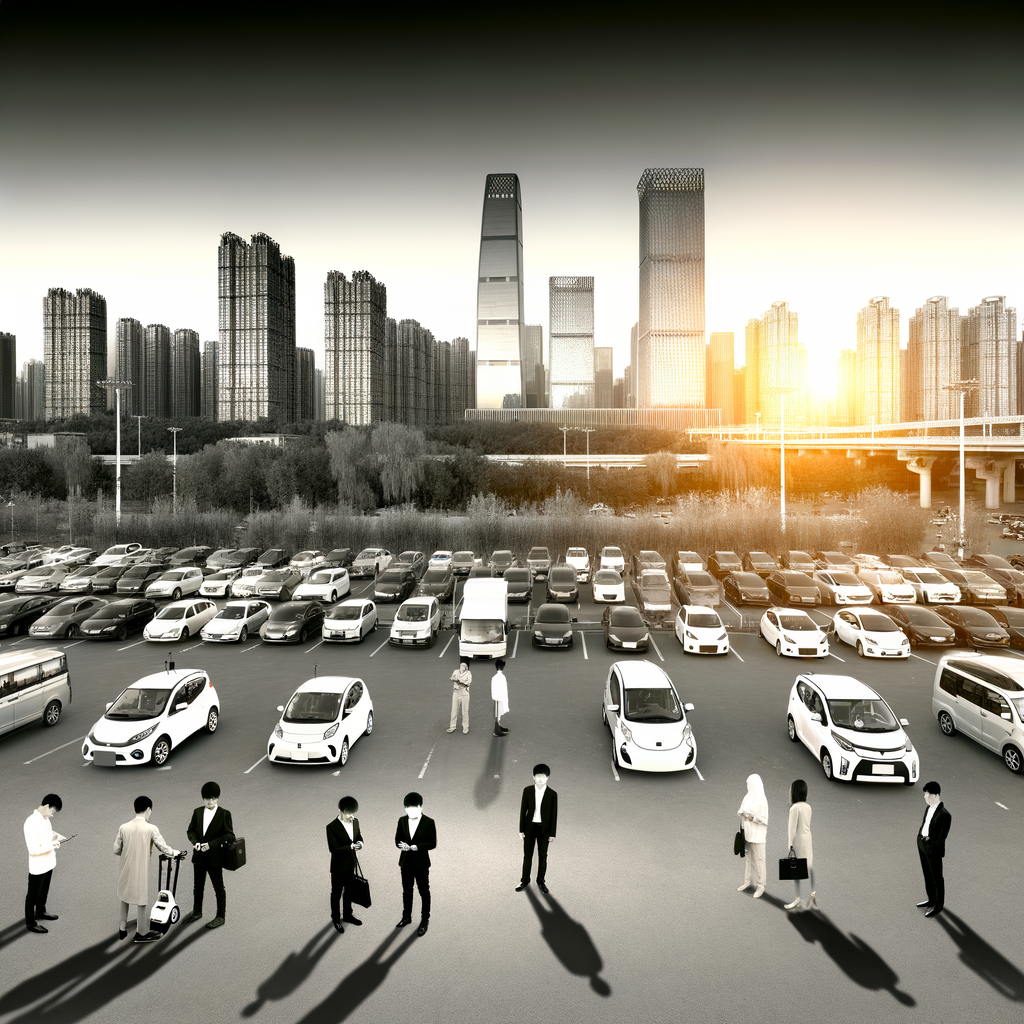 EVs and NEVs dominate China's skyline.