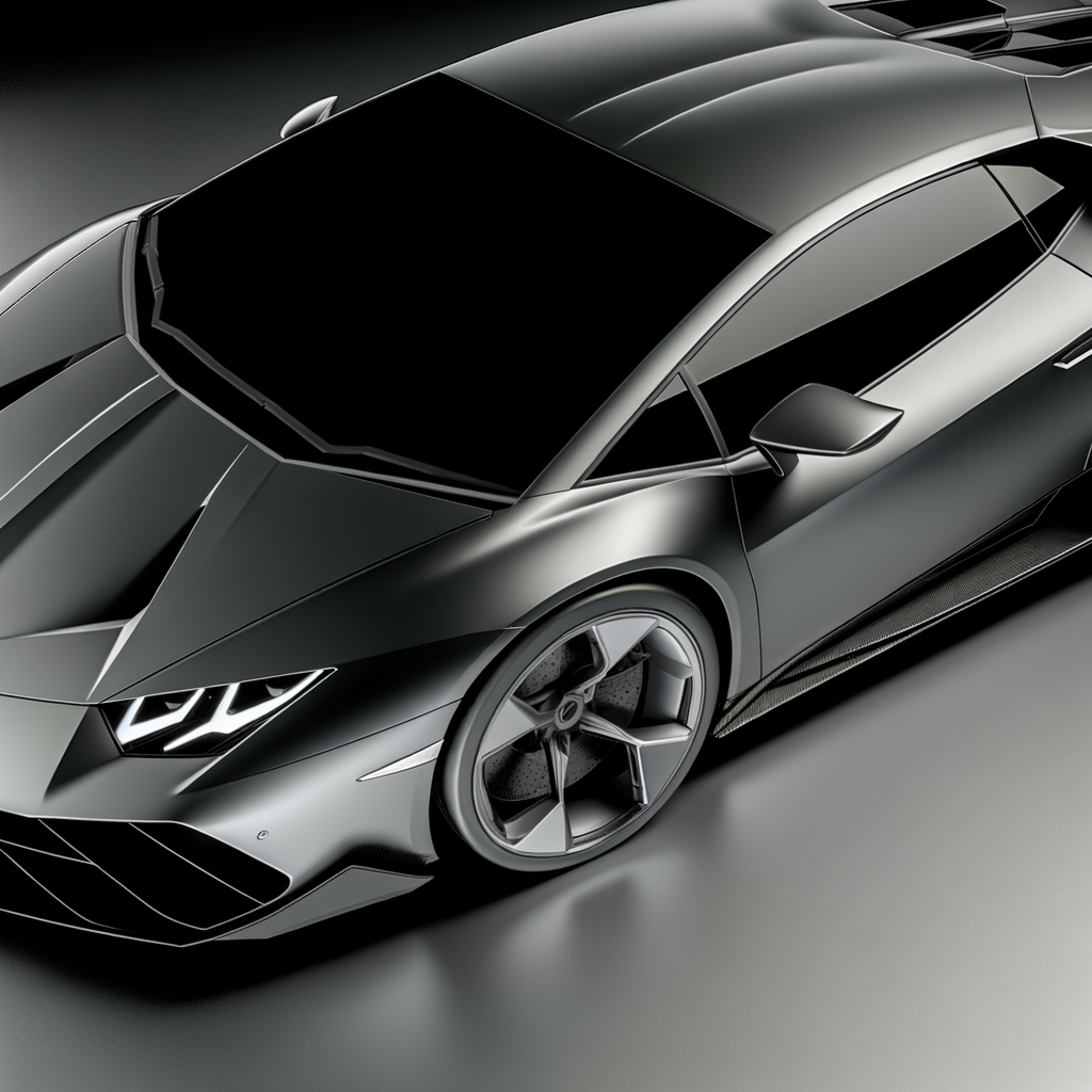 Lamborghini supercar: sleek, luxurious, futuristic design.