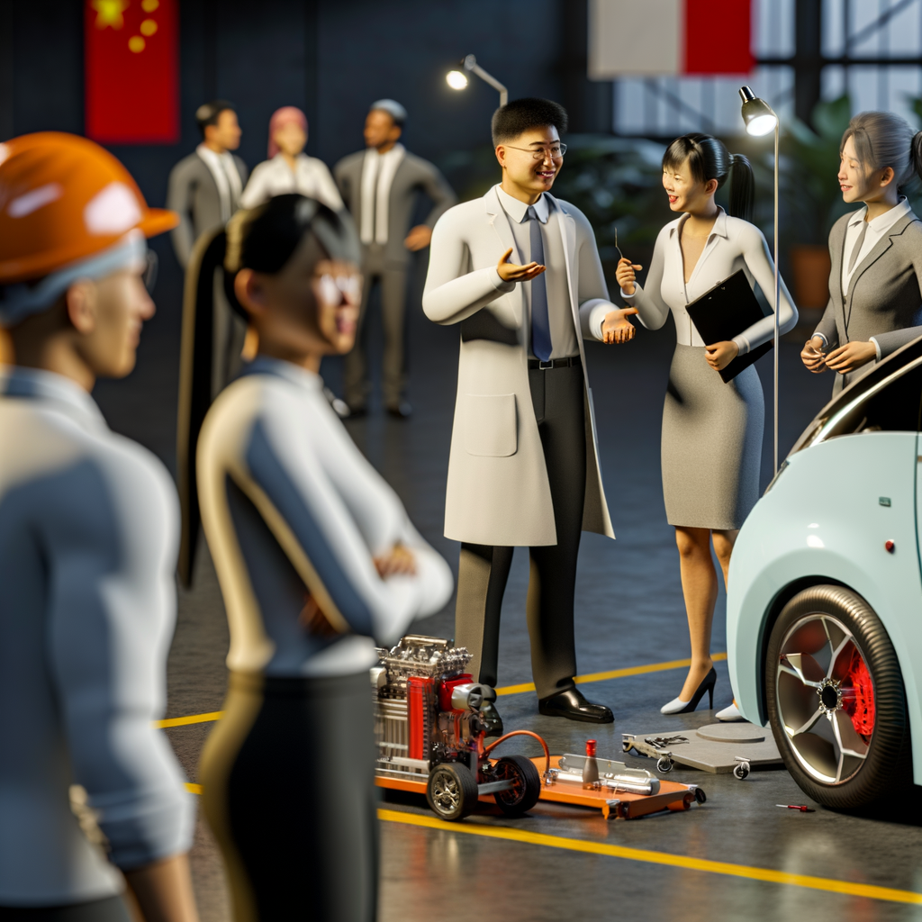 China's EVs lead, global automotive future.