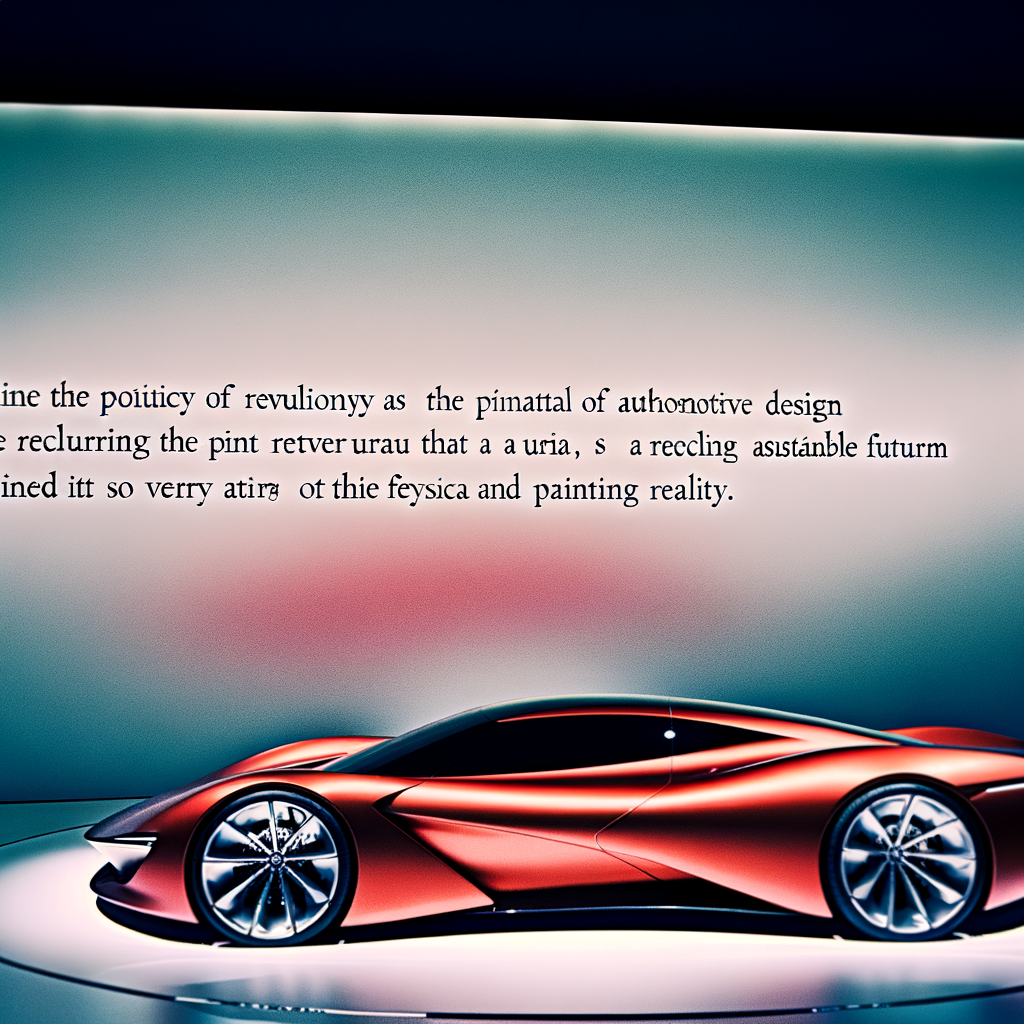 Ferrari supercar: sleek design, sustainable future.