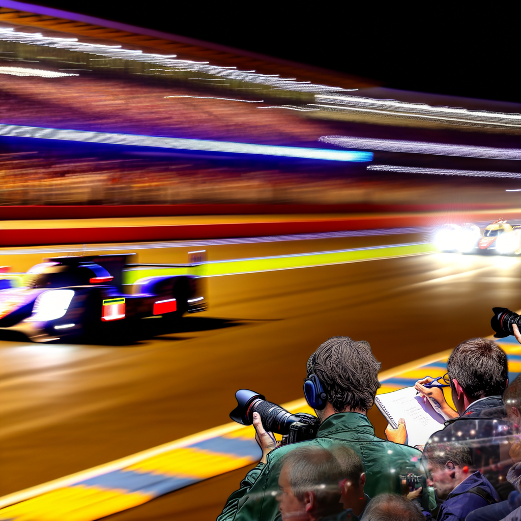 Le Mans journalism: dynamic, immersive, and thrilling.