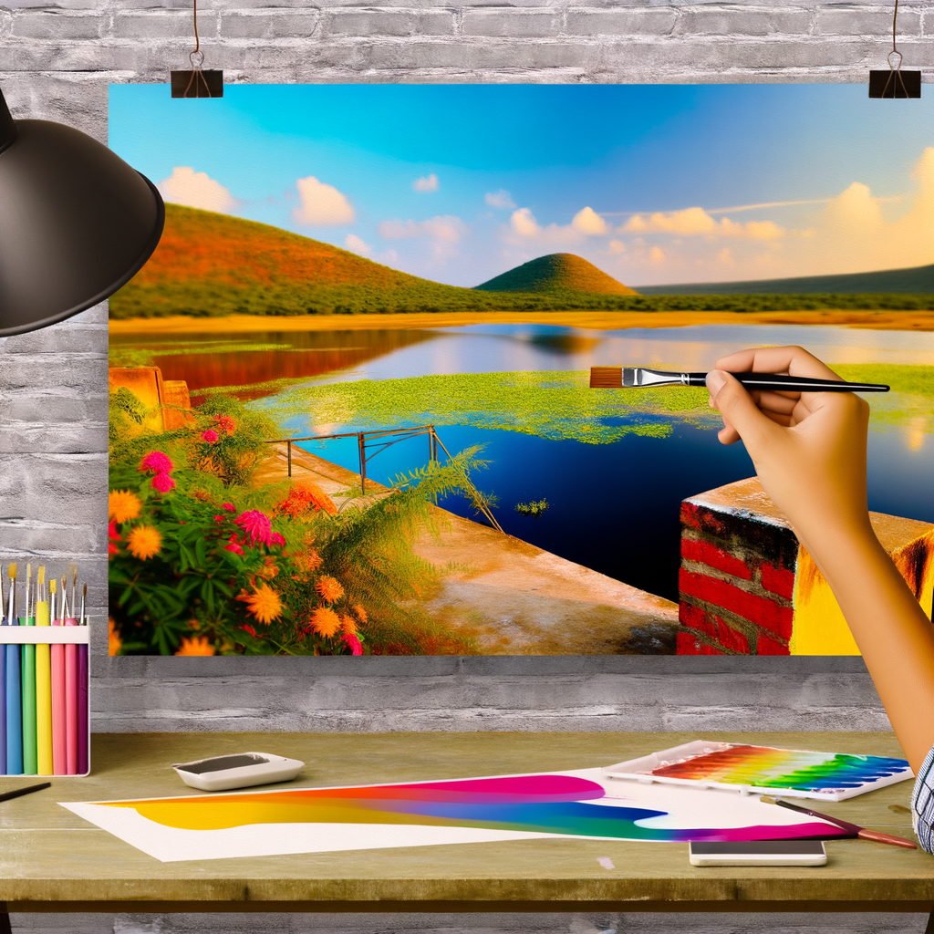 Vibrant digital canvas showcasing diverse creativity.