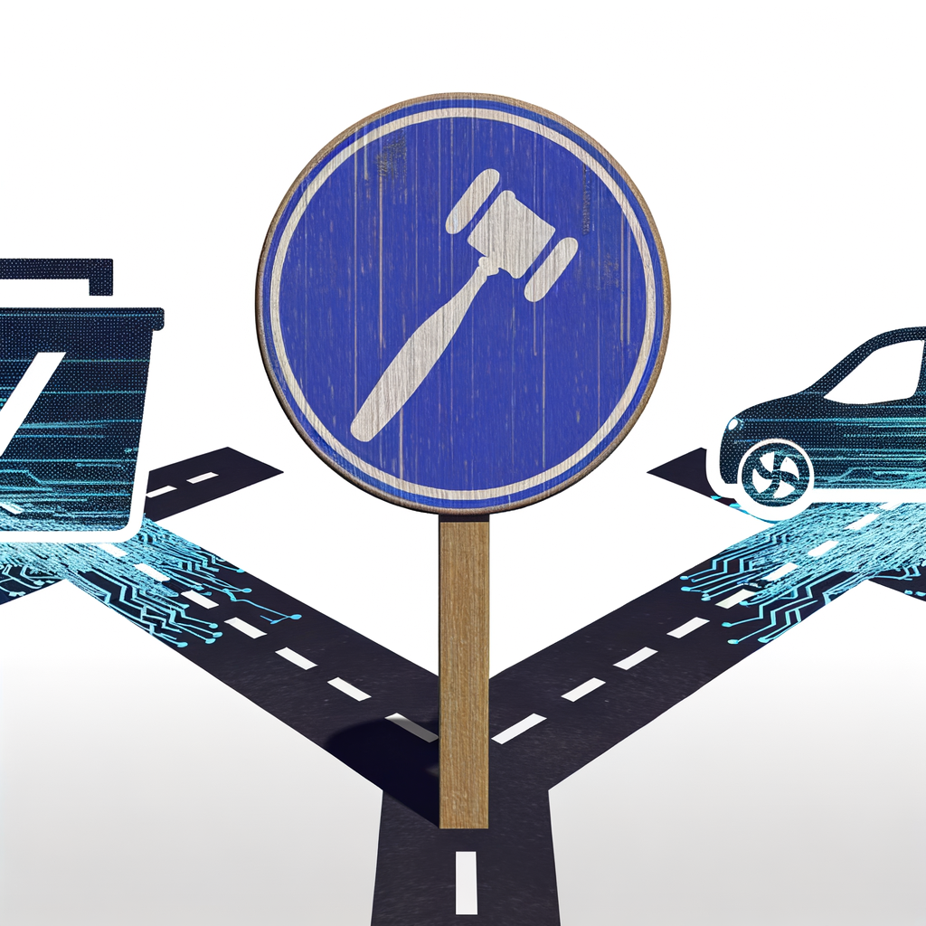 AI-driven crossroads: politics meets automotive innovation.