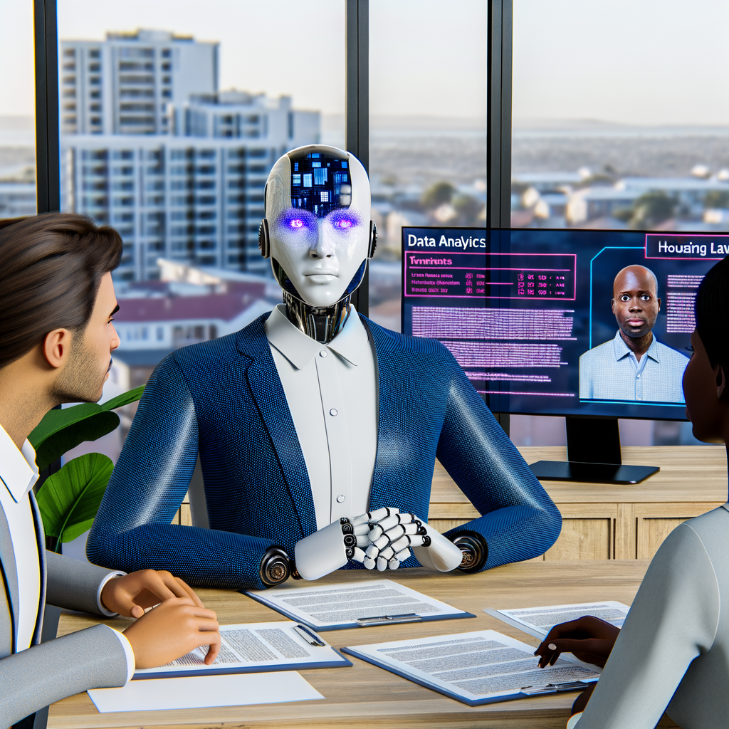 AI lawyer assisting tenants in distress.