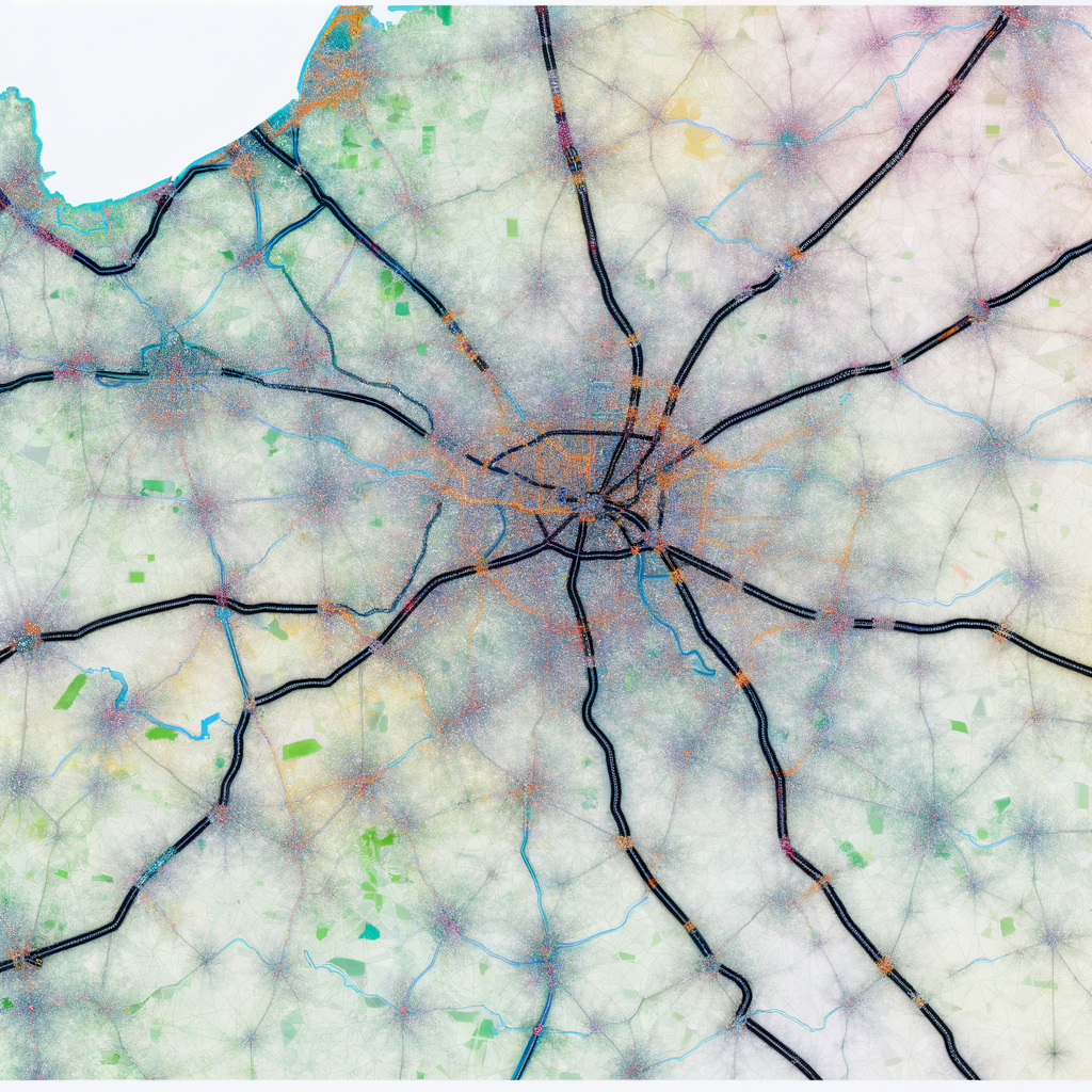 AI-powered political maps merge automotive data.