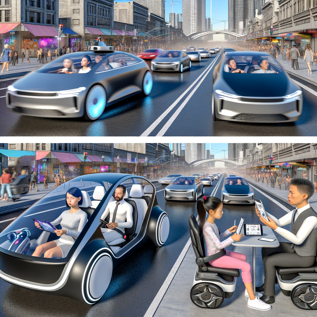 Electric cars and AI shaping future roads.