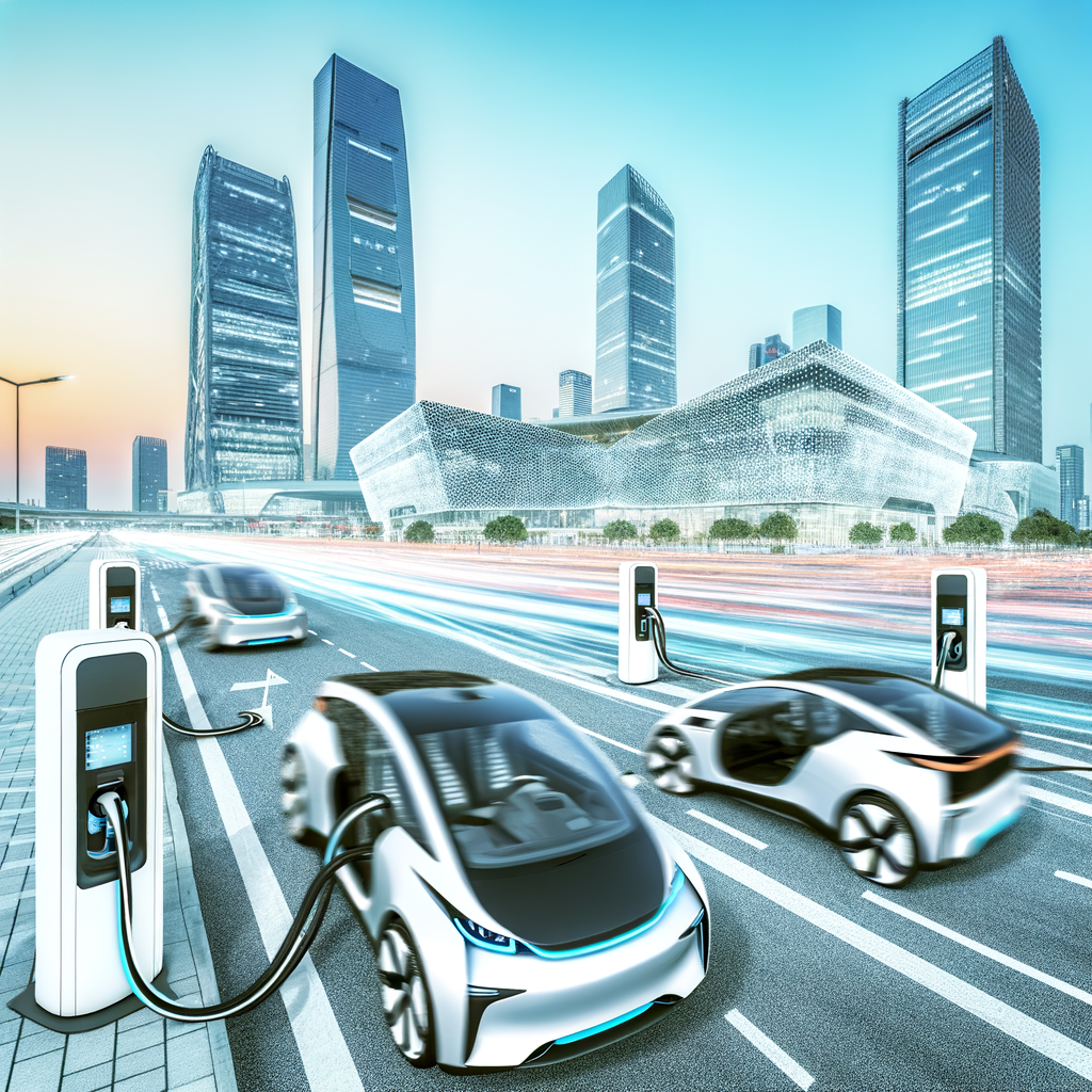 Electric cars and tech shaping future mobility.