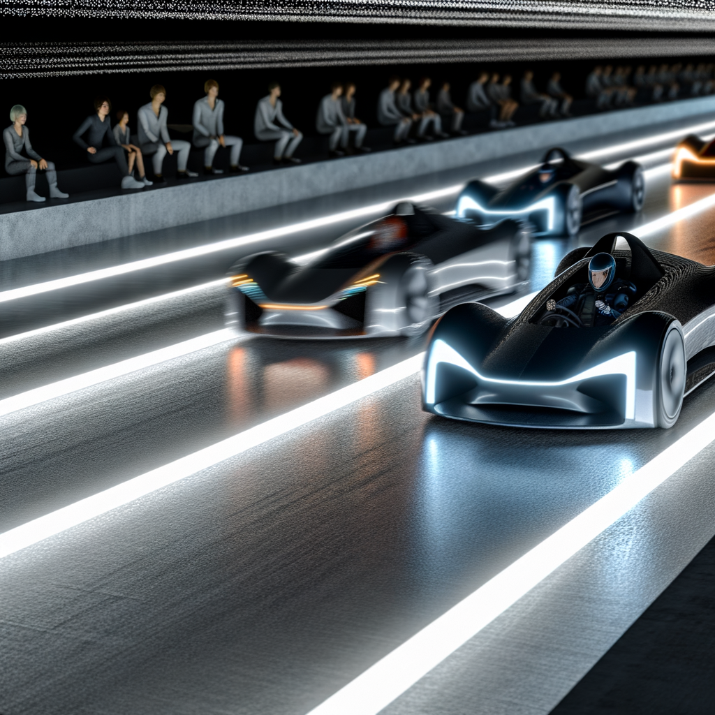 Electric cars race ahead, innovation shines.