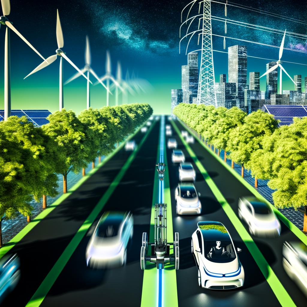 Electric cars, technology, and green innovation.