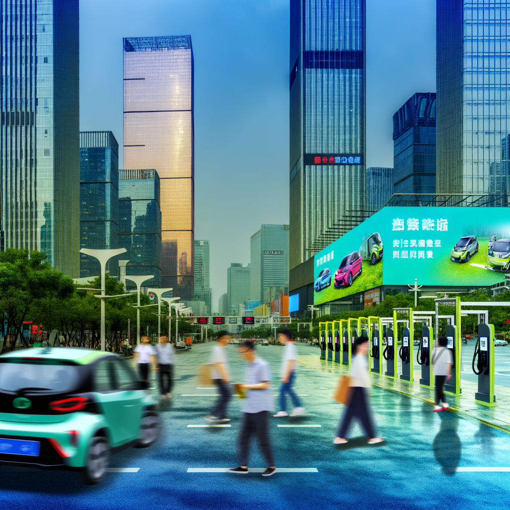 EV innovation drives China's urban landscape.