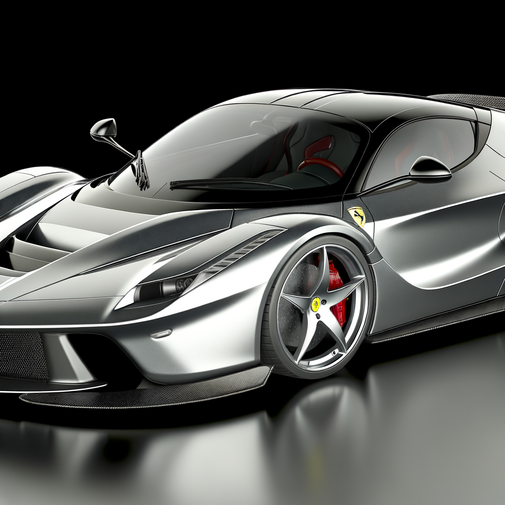 Ferrari supercar: sleek, powerful, futuristic elegance.