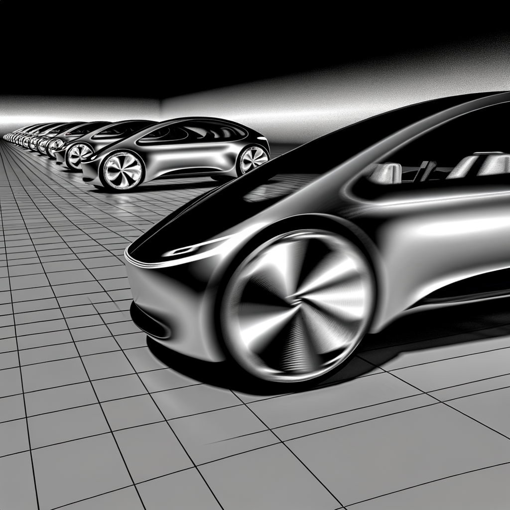 Futuristic cars showcasing innovation, driving forward.