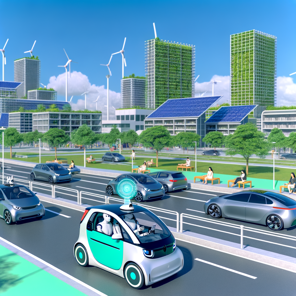 Electric cars and AI shaping future mobility.