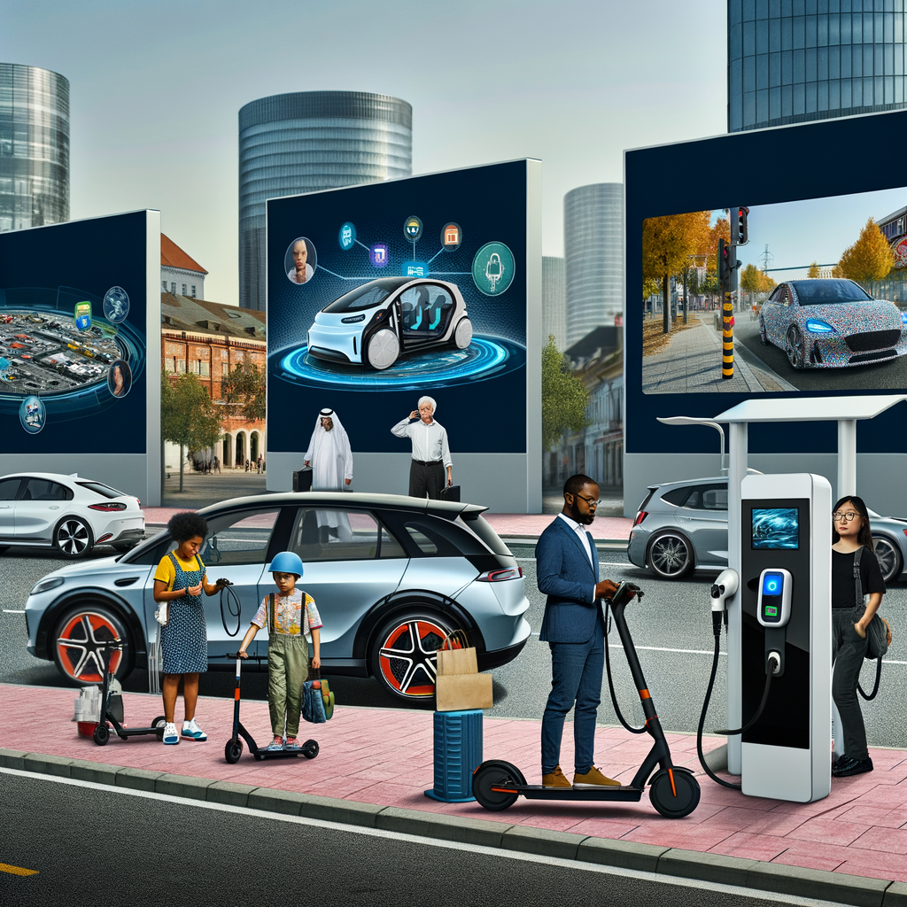 Electric cars and tech transforming auto landscape.