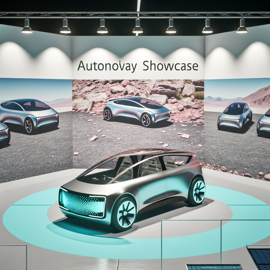 Futuristic cars showcasing technology, sales, sustainability.