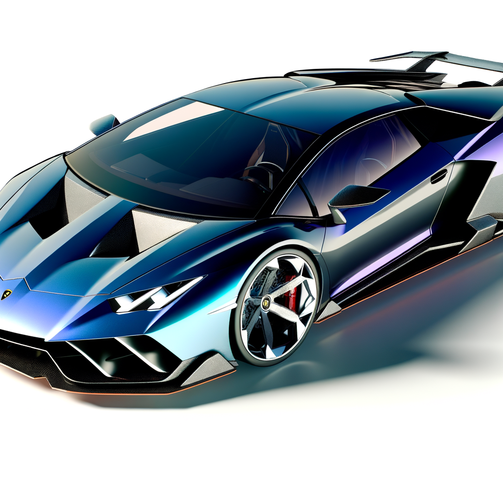 Lamborghini hybrid supercar, sleek and futuristic.