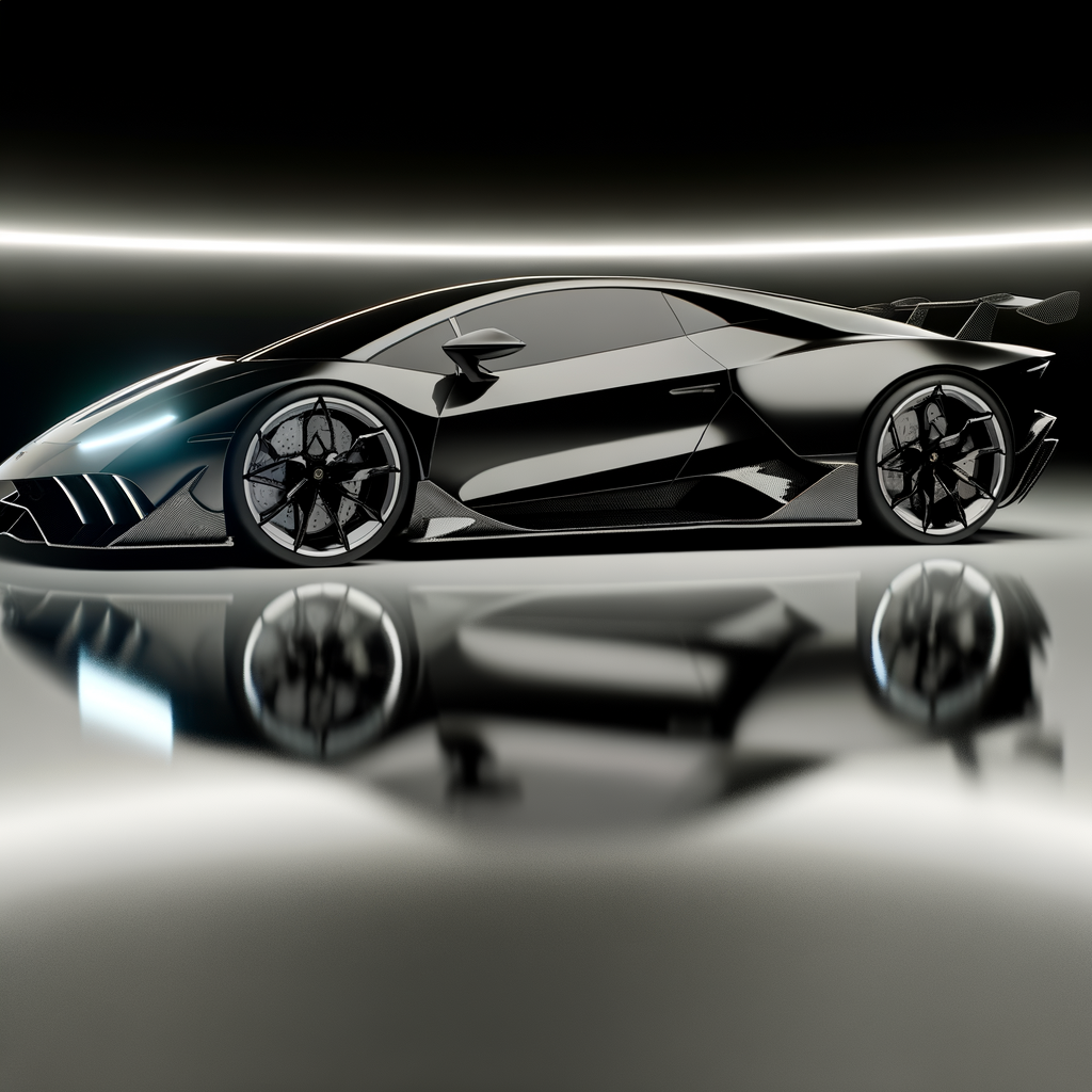 Lamborghini hybrid supercar with futuristic design.