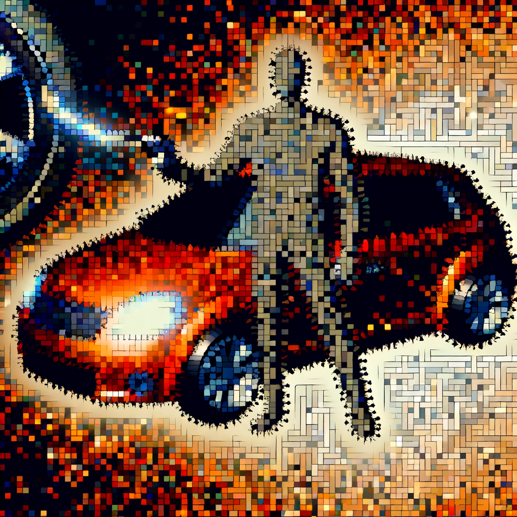 Dynamic automotive mosaic of innovation and growth.