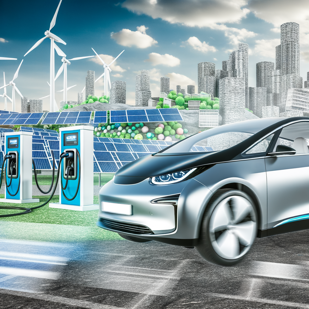 Electric vehicles accelerate into a sustainable future.