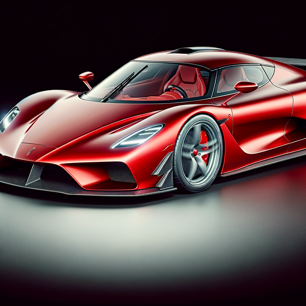 Ferrari supercar: sleek, powerful, iconic luxury.