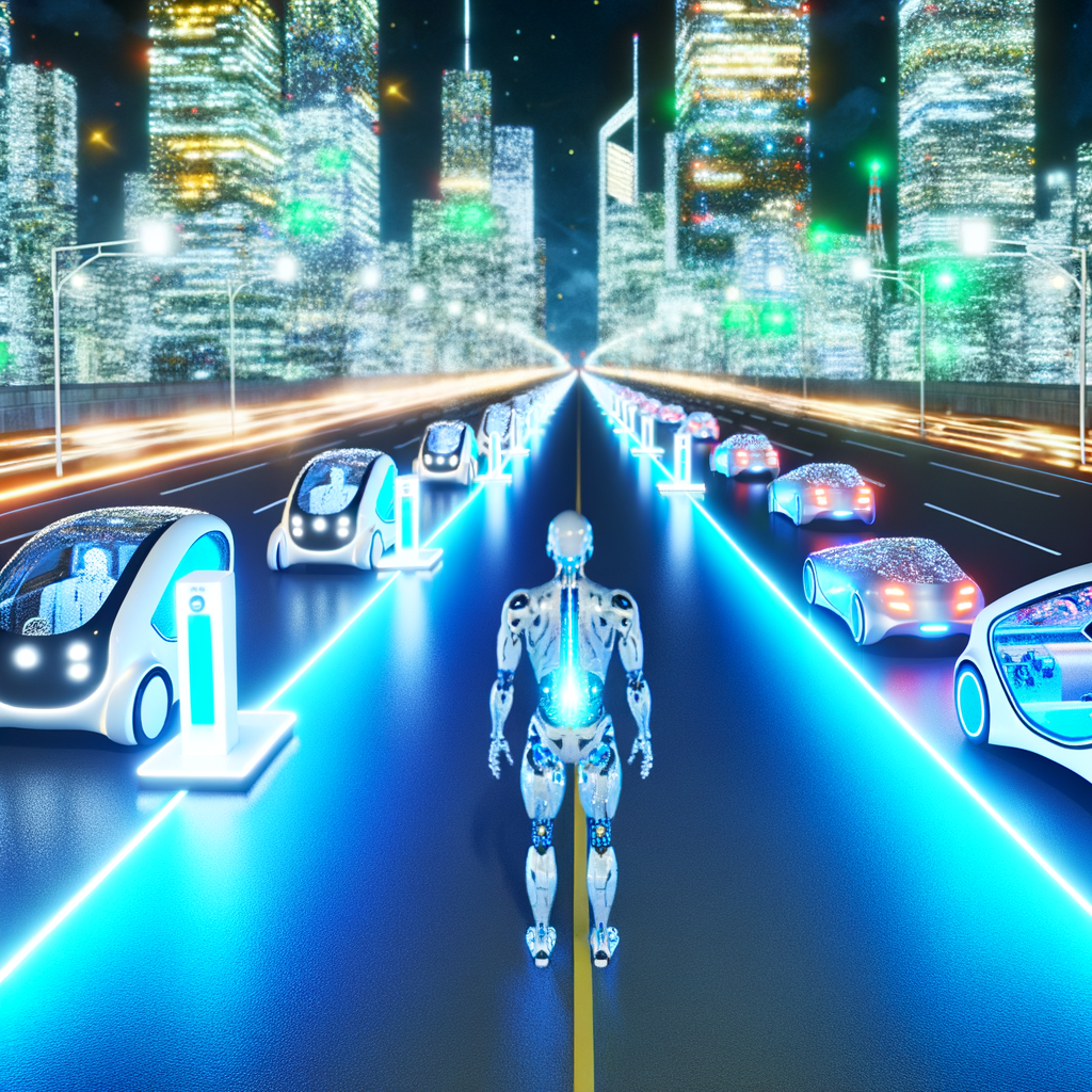 Futuristic cars, technology innovation, green energy.
