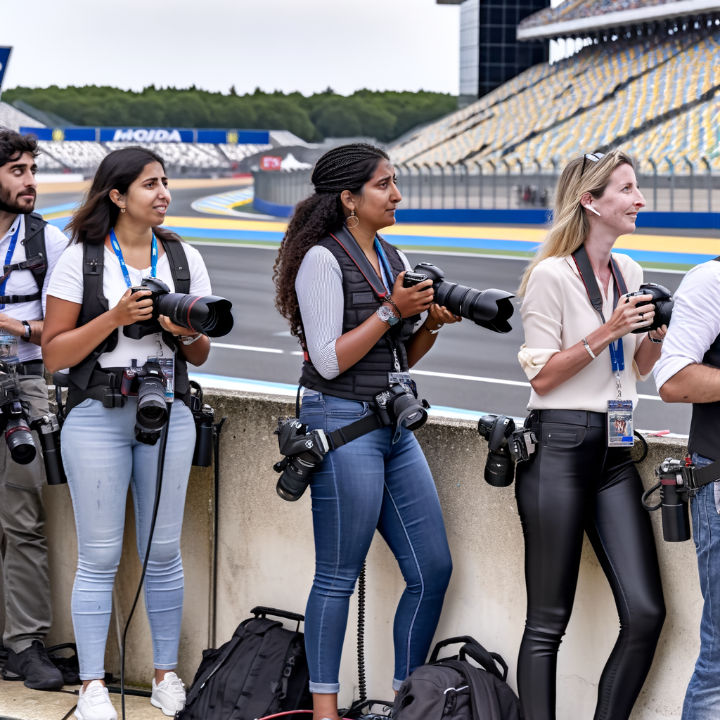 Journalists capture thrilling Le Mans moments.