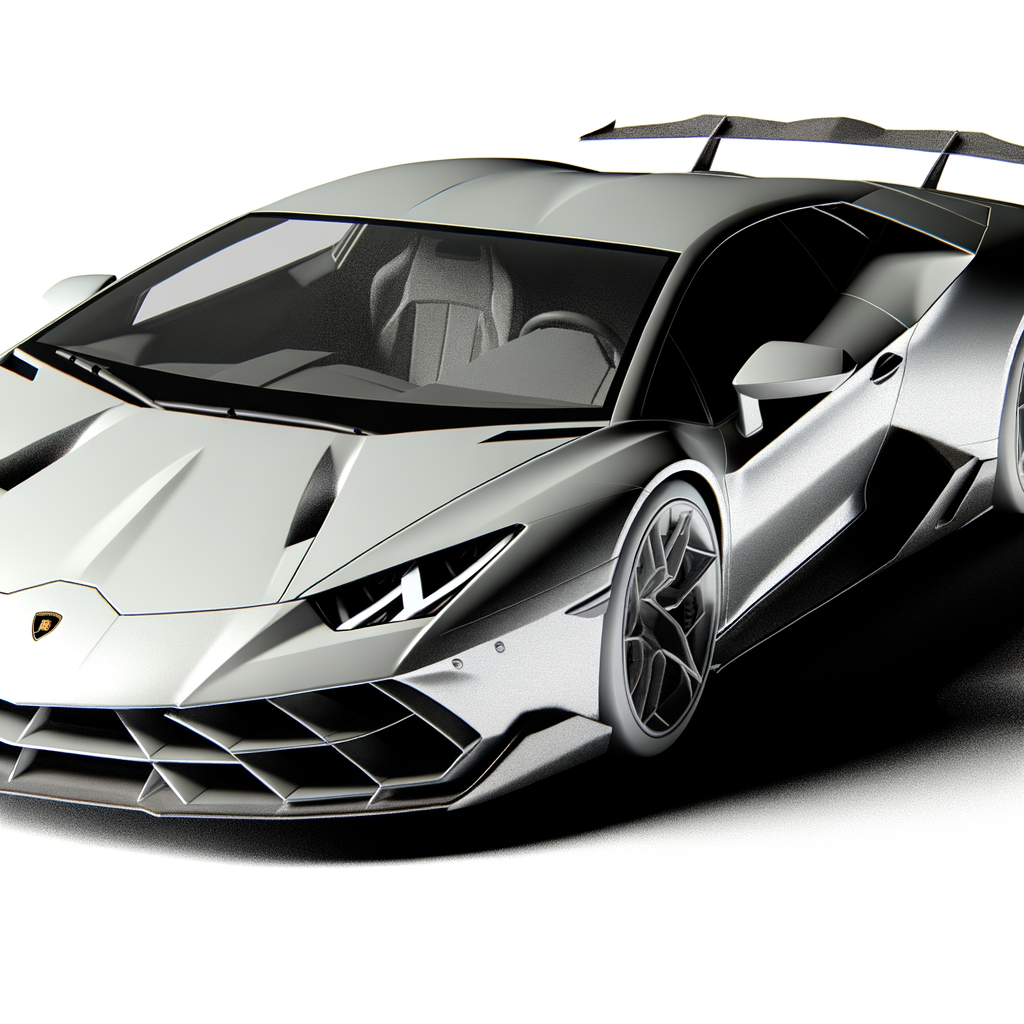 Lamborghini supercar: sleek, powerful, futuristic design.