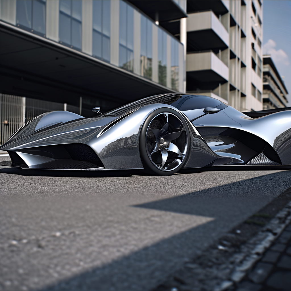 Sleek Lamborghini supercar exuding luxury innovation.