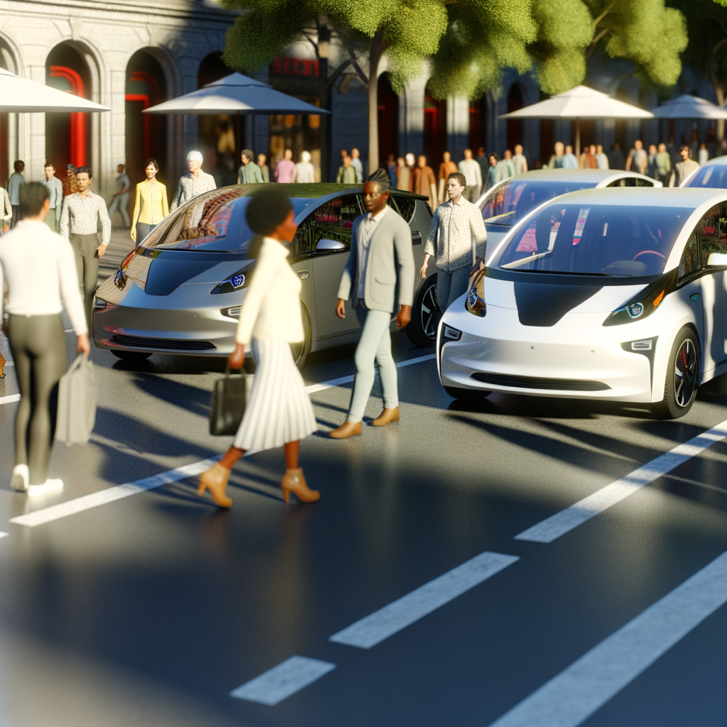 Electric cars lead automotive future trends.