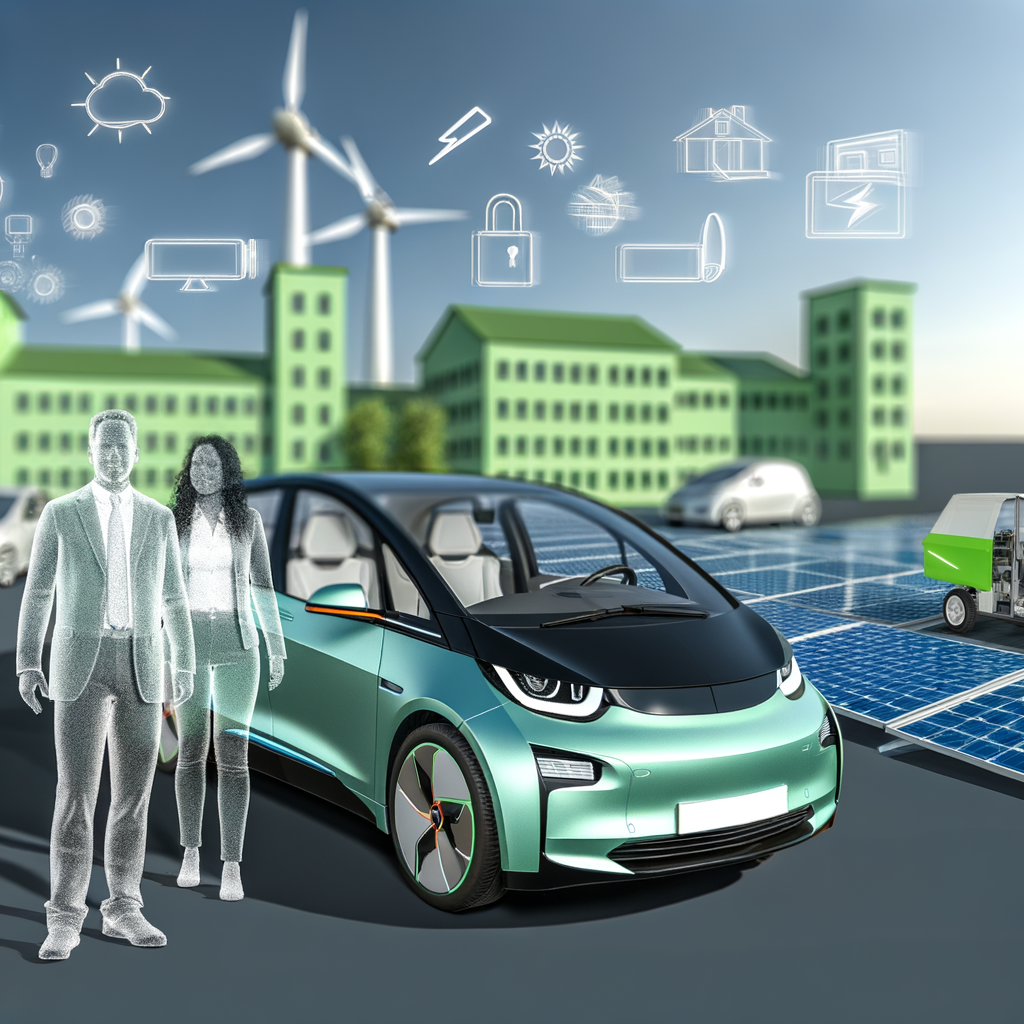 Electric cars, tech, and green innovation.