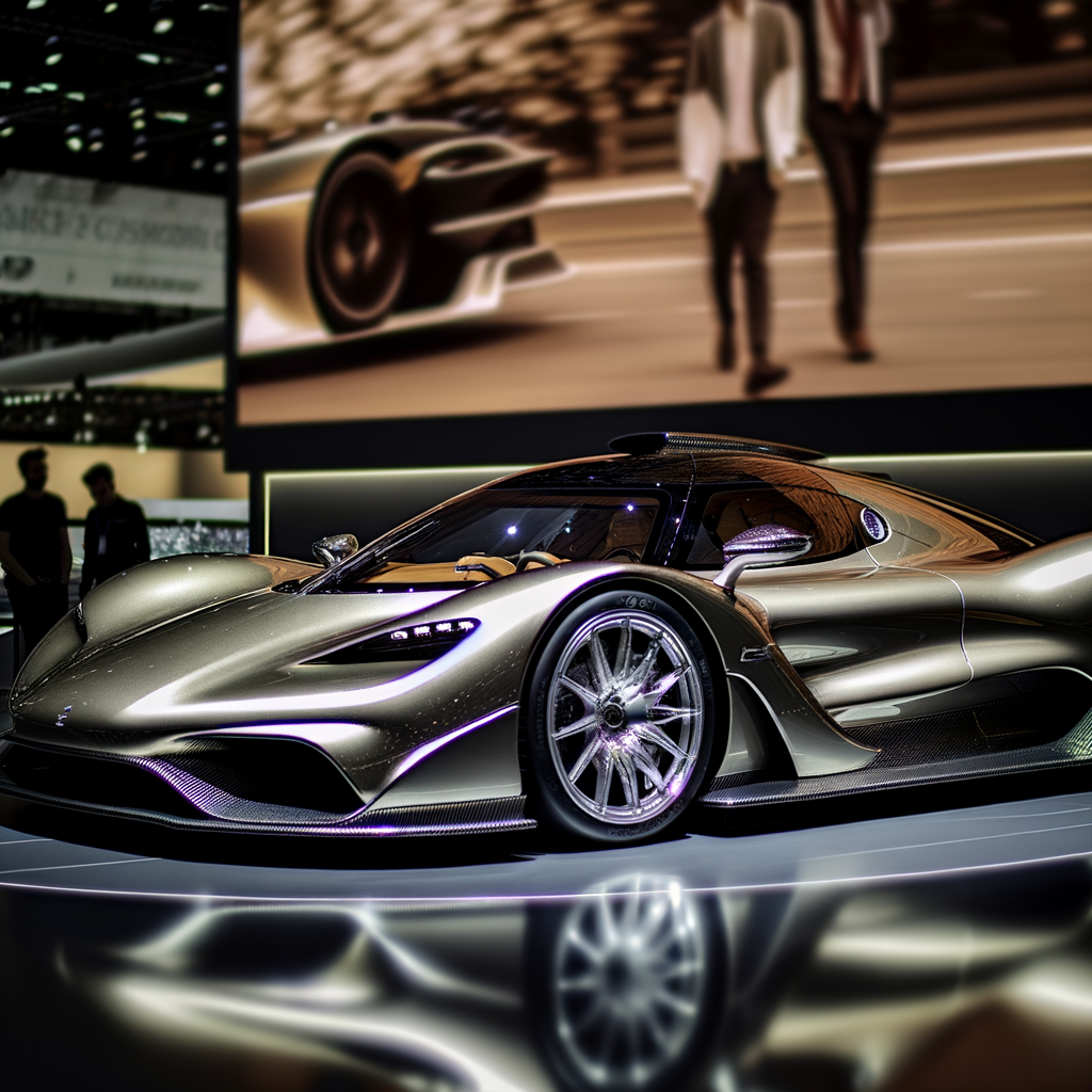 Ferrari supercar dazzlingly blends speed, elegance.