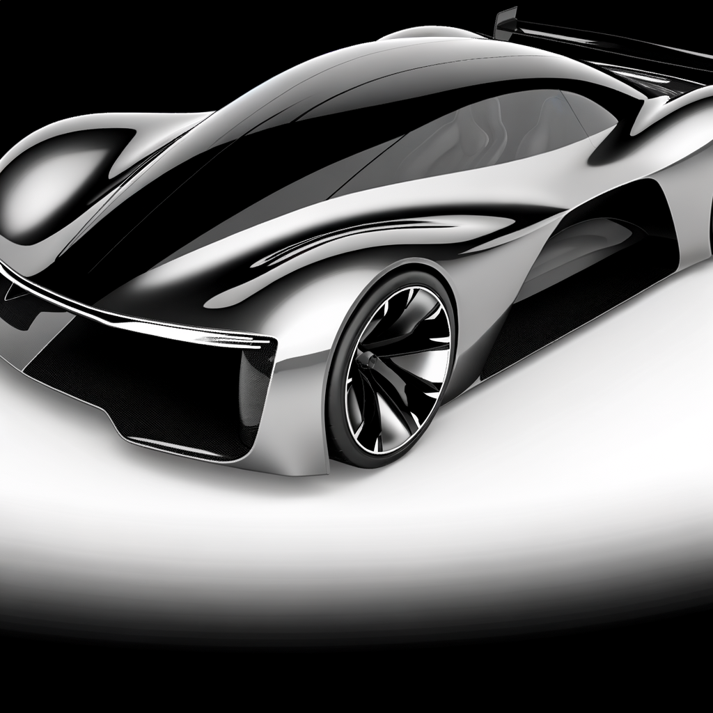 Sleek, futuristic Lamborghini supercar on display.
